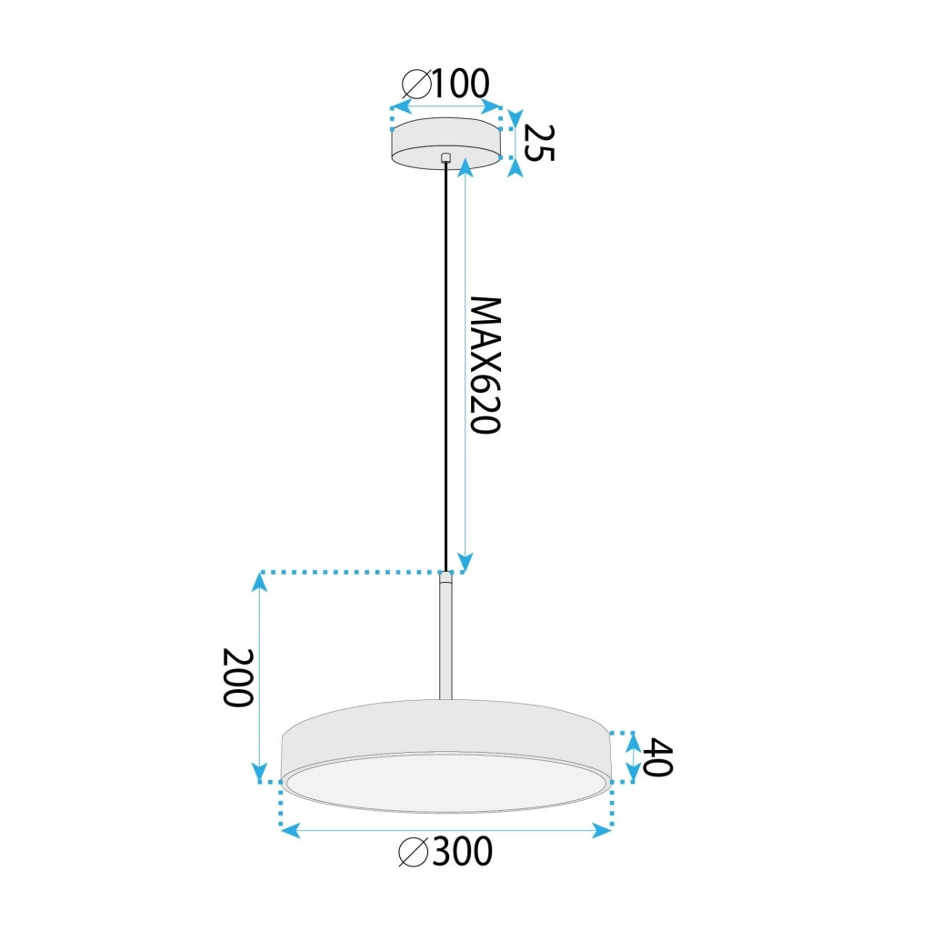 Lampada Led APP1687-1CP 30cm Brush Gold