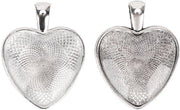 Set di appoggio per gioielli in acciaio con 60 pezzi - cabochon in vetro - lega di alluminio - per creare gioielli DIY - resistente e forte