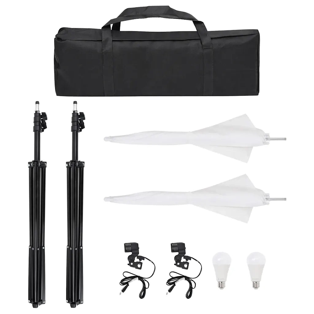 Kit per Studio Fotografico con Set di Luci e Fondale CFW7589674
