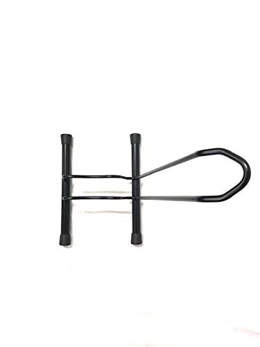 Andrys Porta Bici Piedistallo 1 Posto Smontabile Ruote 6cm Nero Semilucido
