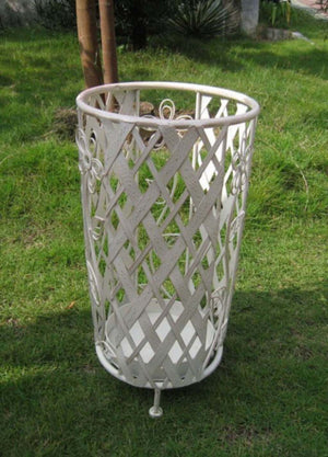 Portaombrelli Brigitte Ø25x46 h cm in Acciaio Bianco