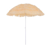 OMBRELLONE DA SPIAGGIA PALO INCLINABILE E 8 STECHE 160 CM BEIGE
