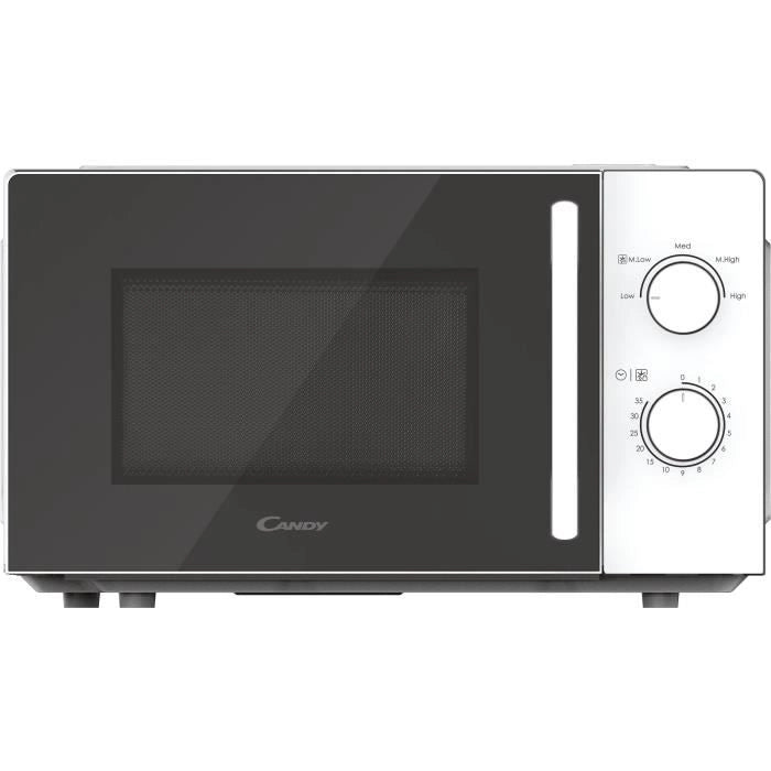 CMW20SMWLI Microonde Mono CANDY Idea - 20 L - MO: 700 W - UI meccanico - 5 livelli di potenza - Bianco