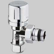 VALVOLA D'ARREDO A SQUADRA TERMOSTATICA CROMO  3/8 x 2415     ARTECLIMA