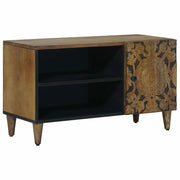 Mobile TV Marrone 80 x 31,5 x 46 cm Legno di mango massello 4018347