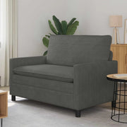 Divano Grigio Scuro 126 x 81 x 87,5 cm Tessuto