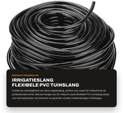 Slang Irrigazione 50 metro - Slang Flexibile in PVC per Giardino - Duraturo - Esterno Resistentente - Adatto per Uso Industriale - Resistente alla Degradazione