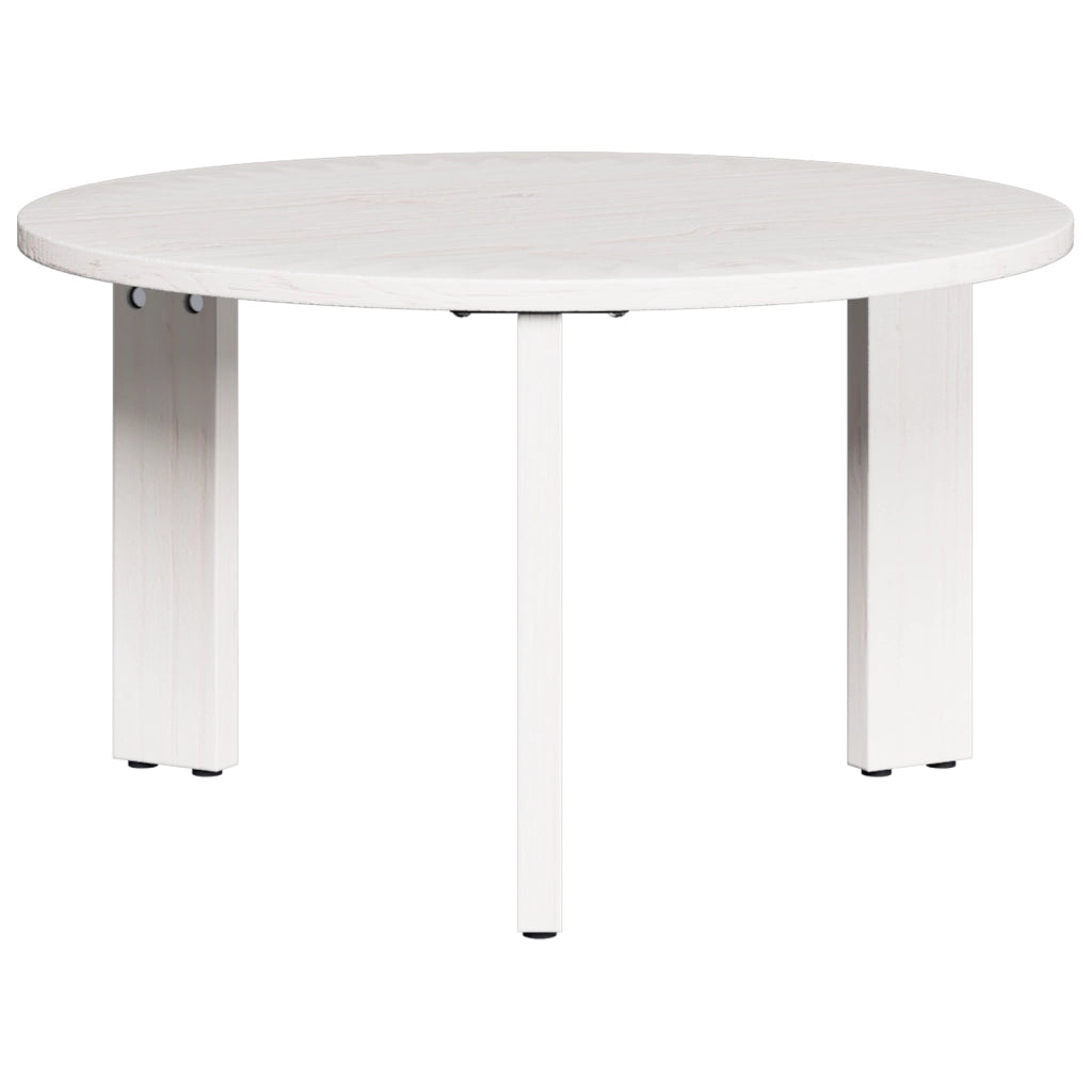 vidaXL Tavolino da salotto 3 pcs Bianco 47.5 x 47.5 x 27 cm