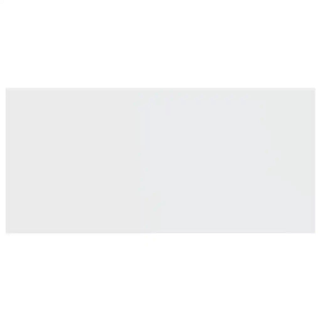 Scaffali a Parete 2 pz Bianco Lucido 50x23x3,8 cm in MDF cod mxl 54218