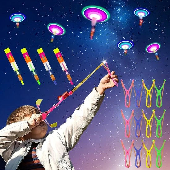 Set di luci LED aereo a 20 pezzi - Giochi da lancio - Articoli per feste - Giochi per bambini - Ideale per attività all'aperto