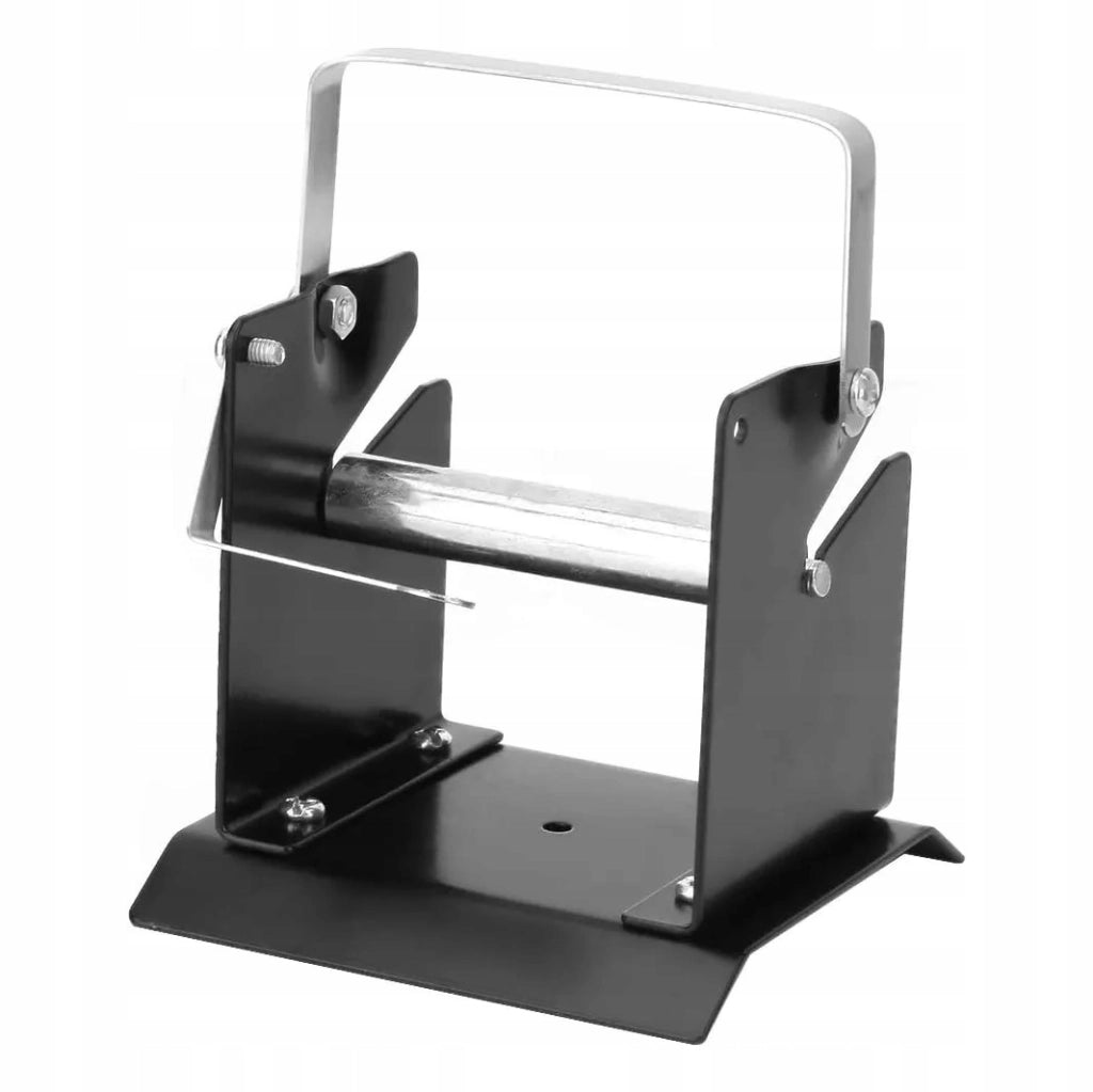Supporto Dispenser per Stagno 115 mm – Ergonomico e Durevole | Acciaio e Plastica, Capacità 2 Bobine