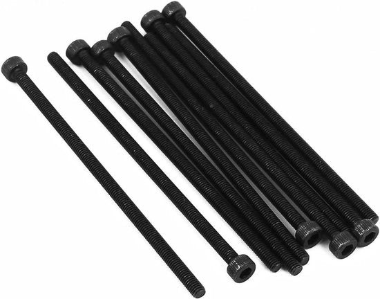 Kit di attacco a vite a 6 facce completo con capotto a guscio, 10 pz, M3x70mm, per lavorazione metallica, accessori di fissaggio