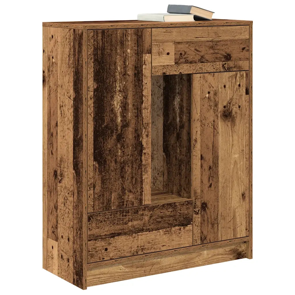 Credenza con Cassetti e Ante Legno Antico 73x31x90 cm 861857