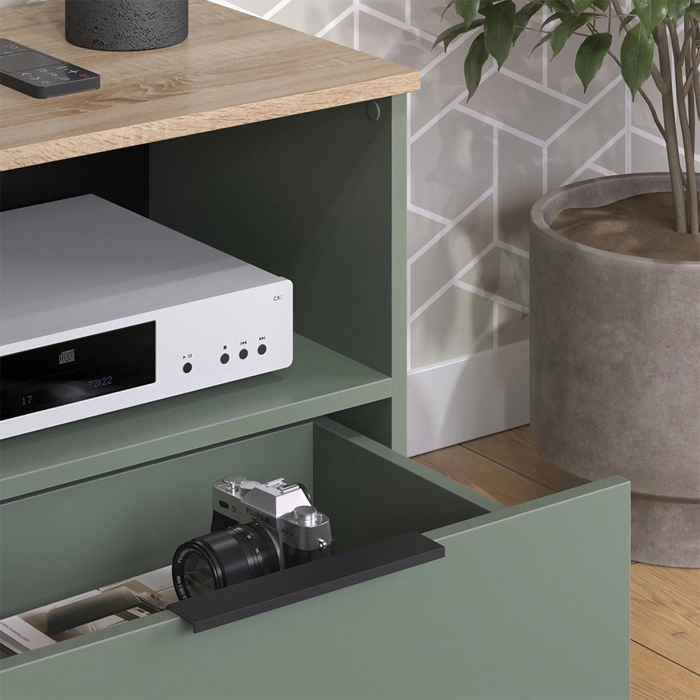 Vicco Mobile tv Verde 60 x 50 cm con cassetto