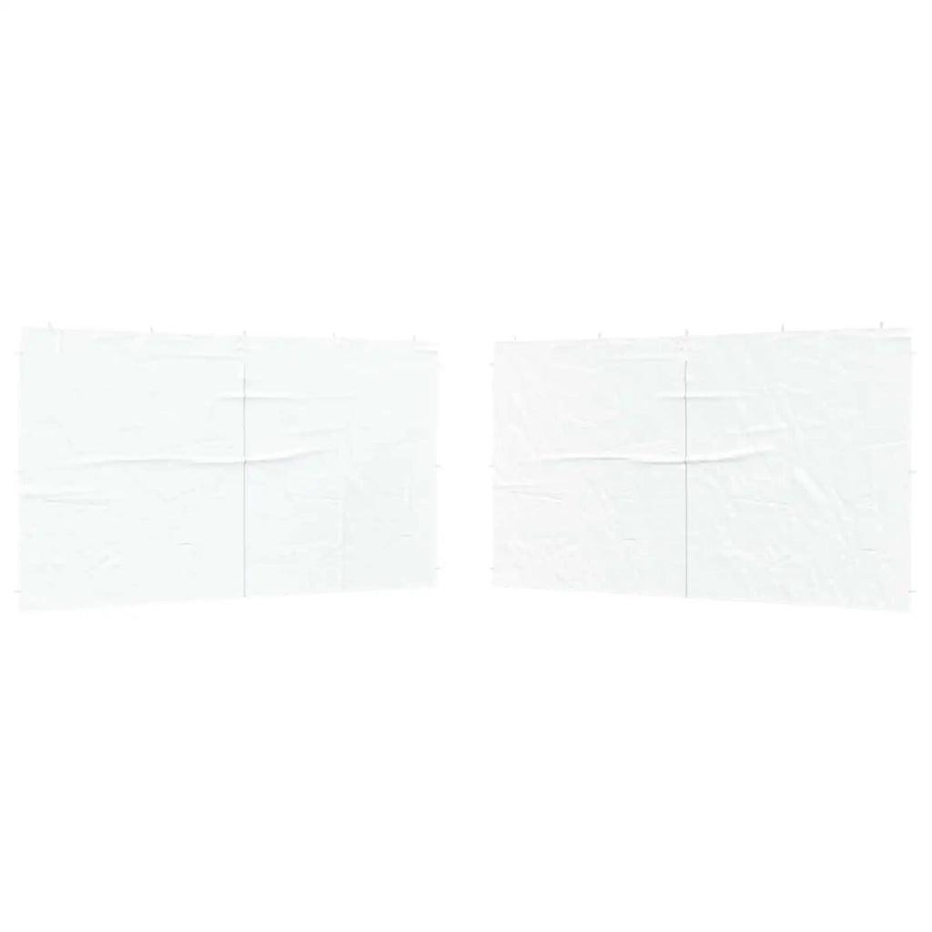 Parete per tenda da festa 2 pcs Bianco 400 x 195 cm 42033021