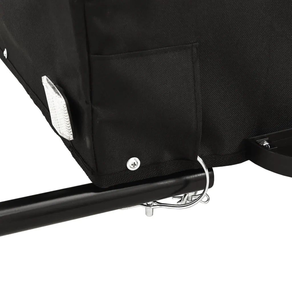 Rimorchio da Bici Nero e Rosso 30 kg in Ferro CFW6687605