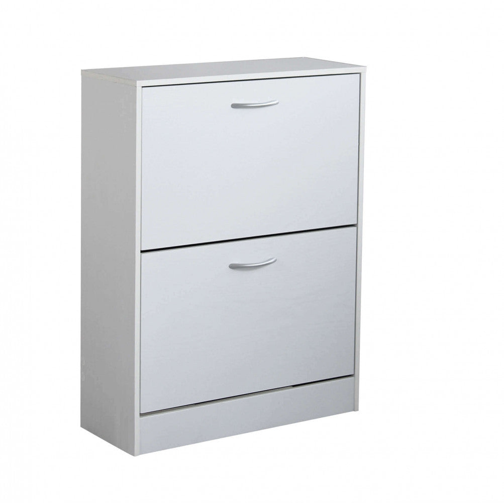 Scarpiera Sally 60x24x80 h cm in Legno Bianca