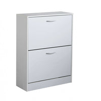 Scarpiera Sally 60x24x80 h cm in Legno Bianca