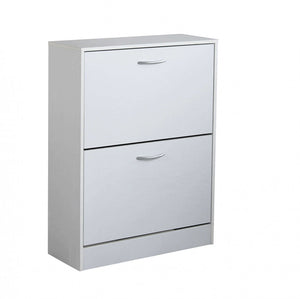 Scarpiera Sally 60x24x80 h cm in Legno Bianca