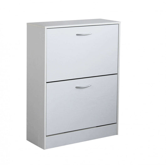 Scarpiera Sally 60x24x80 h cm in Legno Bianca