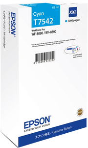 Epson T7542 cartuccia d'inchiostro 1 pz Originale Rendimento ultra elevato Ciano