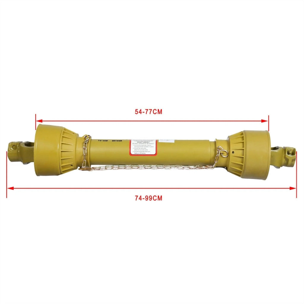 Albero cardanico da 1 3/8" albero di trasmissione pieno da 740 mm trattore forestale 16_0002196