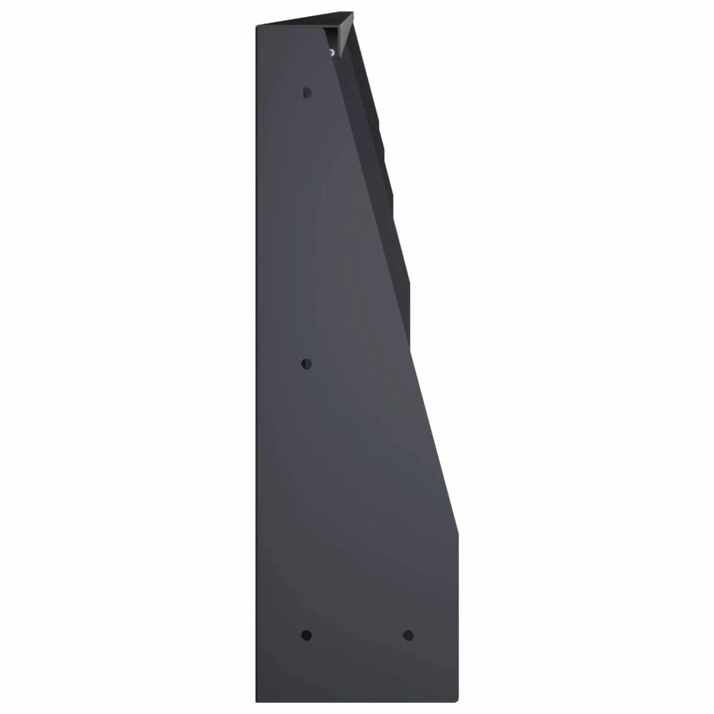 Muro di contenimento 4 pz 100 x 12 x 50 cm Acciaio Antracite 3449046