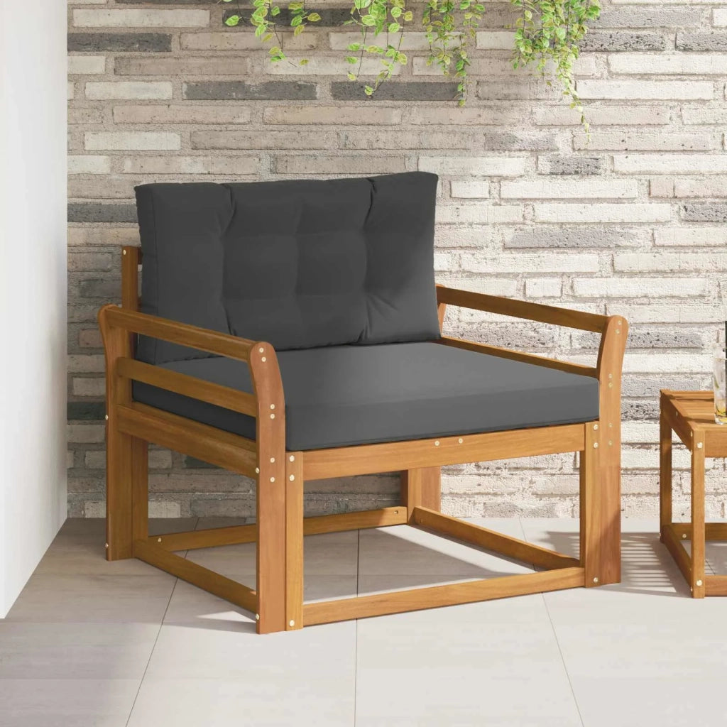 Divano centrale per esterno-Divano componibile Naturale 829012