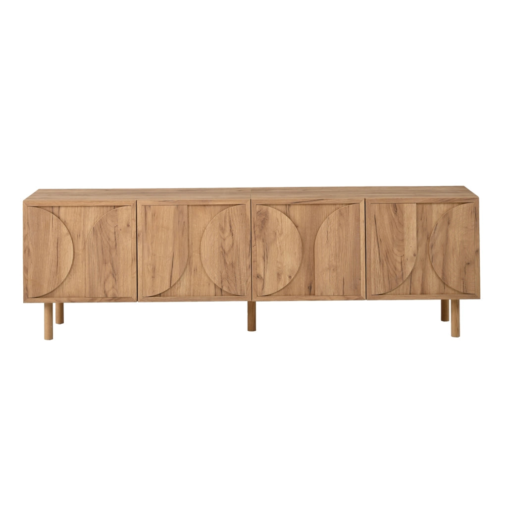 mobile tv con 4 ante; 2 vani; passacavi; per soggiorno; 180 × 38 × 56;5 cm