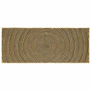 Tappeti per area Nero 80 x 200 cm Juta