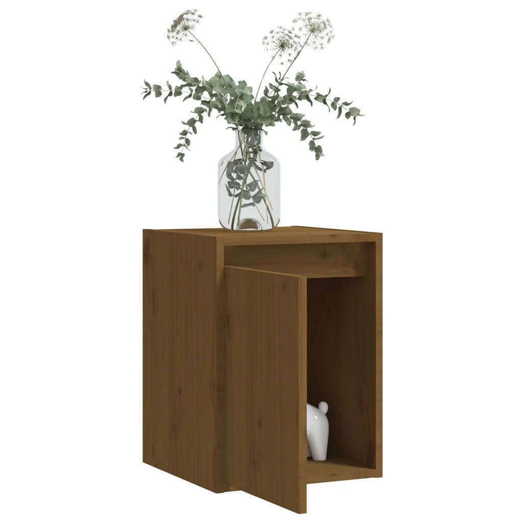 Pensili 2 pz Marrone Miele 30x30x40cm in Legno Massello di Pino cod mxl 32942
