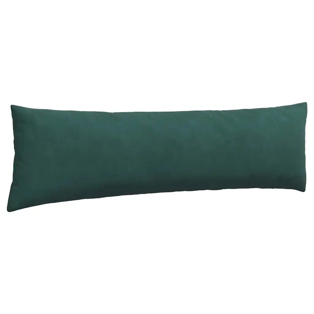 Cuscini da Divano 2 pz-Set di 2 Cuscini per Sofa Verde Scuro 145 x 40 cm 518297