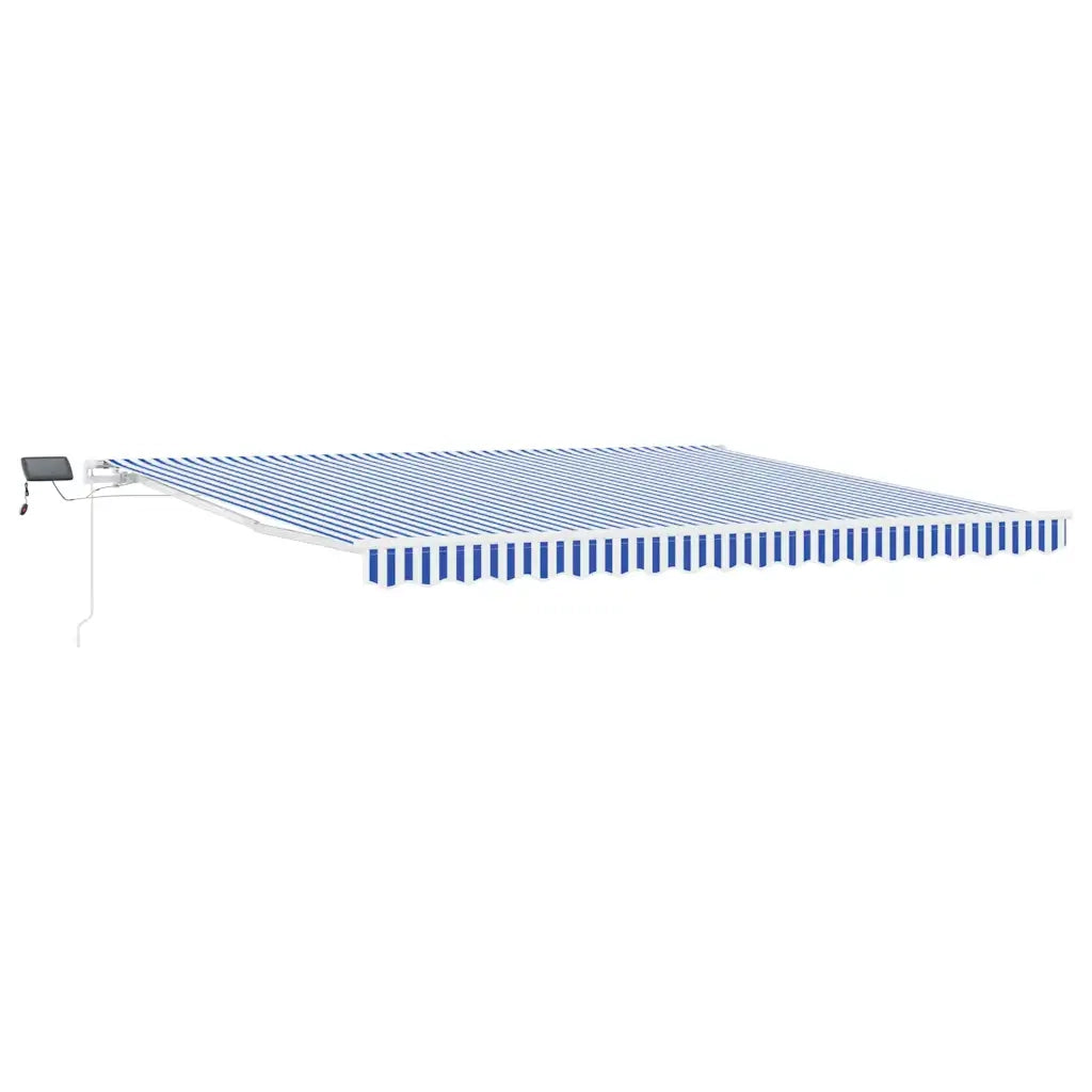 Tenda Retrattile Blu e Bianco 450 × 300 cm 3081613