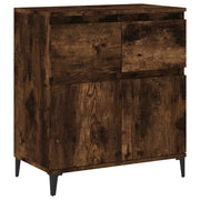 Credenza | Madia | Buffet da pranzo | Armadio da pranzo Rovere Fumo 60x35x70 cm in Legno Multistrato