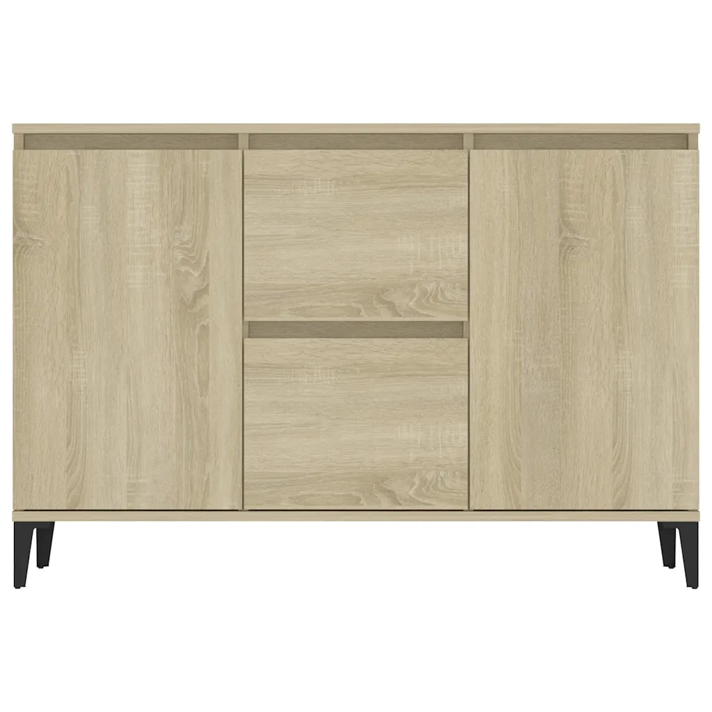 Credenza Rovere Sonoma 102x35x70 cm in Legno Multistrato 806115
