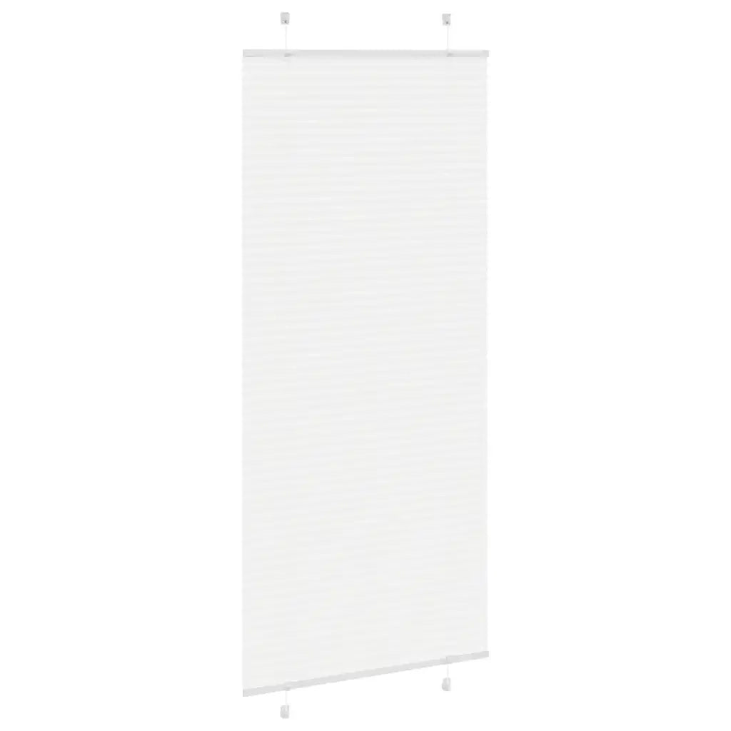 Tenda Plissettata Bianca 90x200 cm Larghezza Tessuto 89,4 cm 4015515