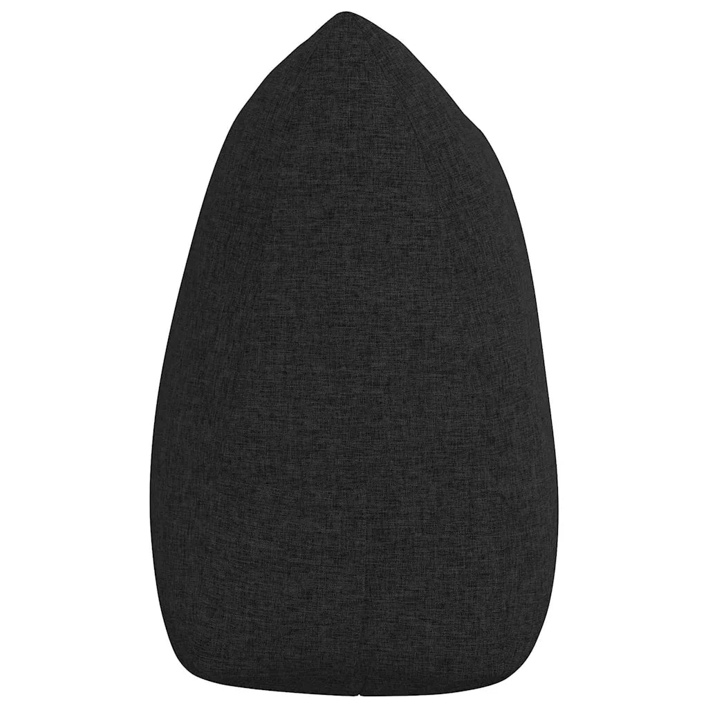 Cuscino per Schiena Nero 140 x 24 x 50 cm Tessuto