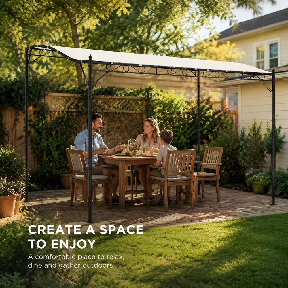 Awning Cream 4x3 M 180 G/square Meter Fabric And Steel