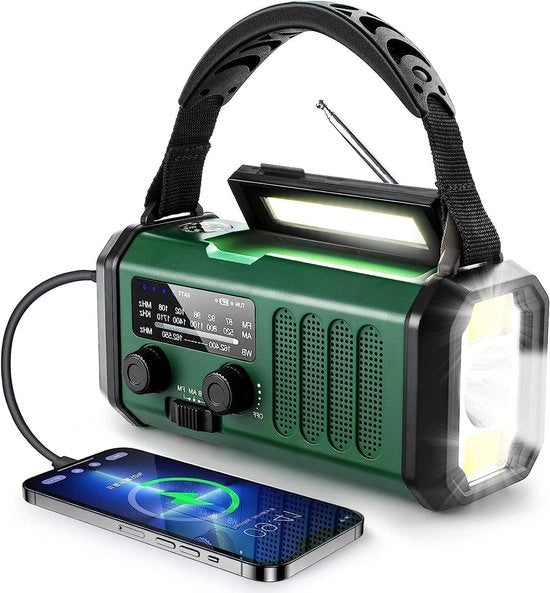 Radio di Emergenza - Energie Solare 10.000 mAh - Per Casa Fuori Campo sopravvivere