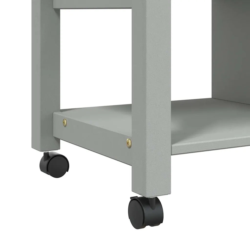 Carrello da Cucina-Scaffale per Cucina MONZA 84x40x88,5 cm in Legno Massello di Pino 855909