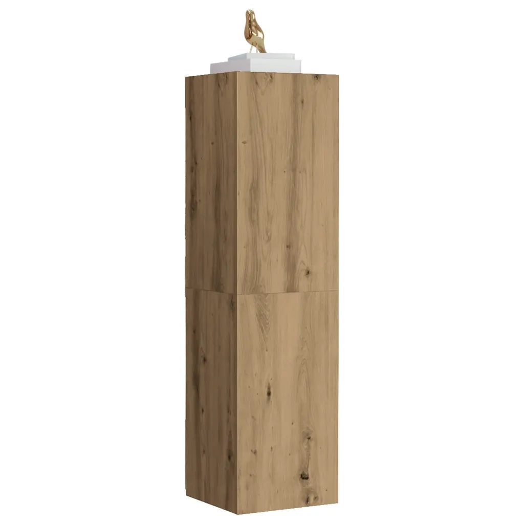 vidaXL Mobile TV Rovere Artigianale 30,5x30x110cm in Legno Multistrato