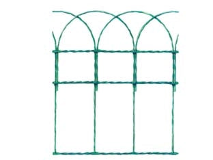 RETE ZINCATA PLASTIFICATA VERDE AD ARCHETTO ROTOLO MT.25- - cm.65h. - 1 rotolo T-REX