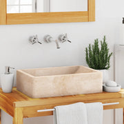 Lavello 45x30x12 cm Marmo Lucido Crema 142773