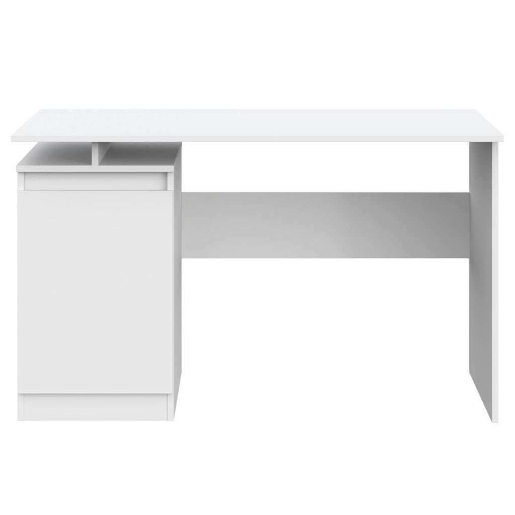 Scrivania SOLA - Capiente - Chiuso - Bianco - Larghezza 120 cm, Altezza 73 cm, Profondit? 59 cm