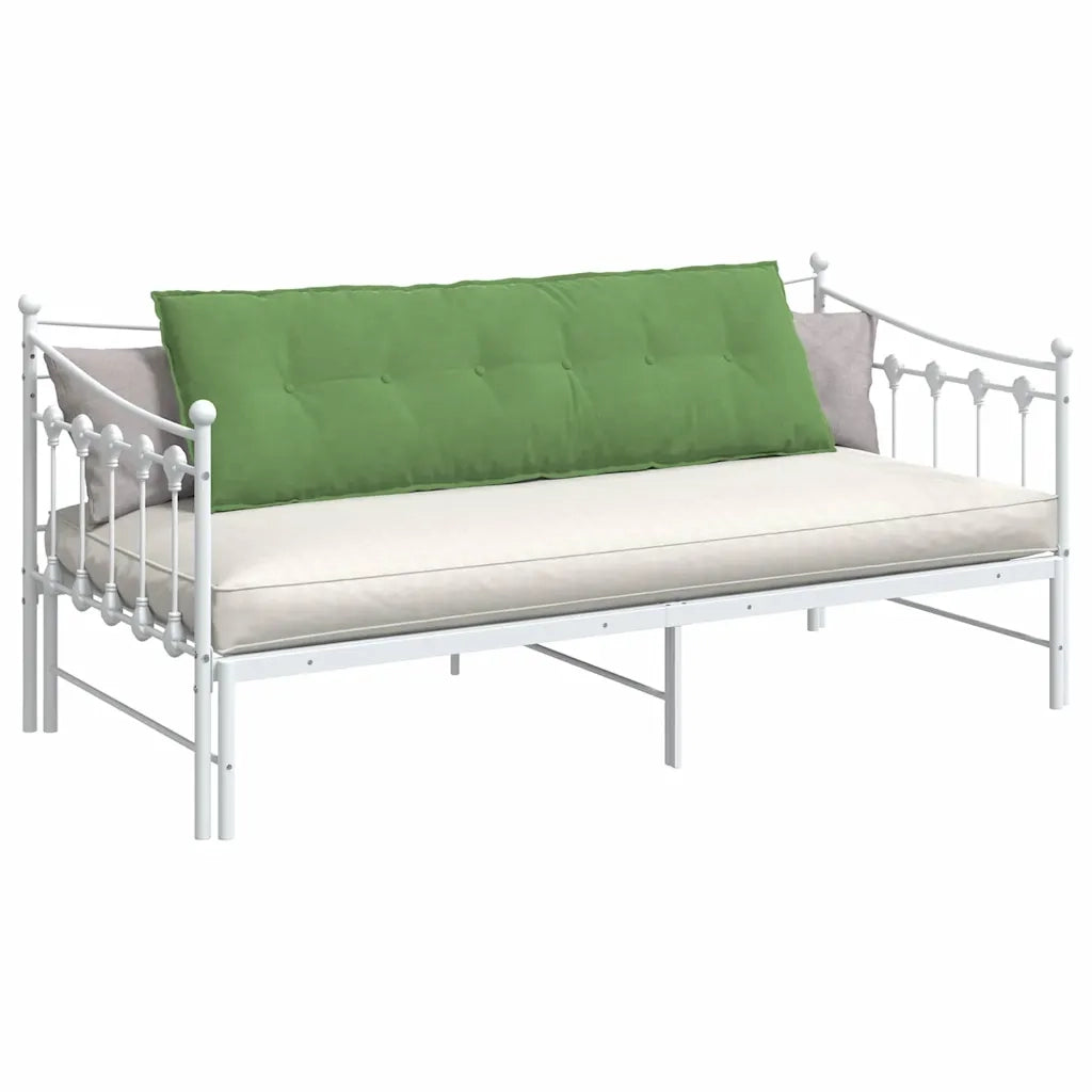 Cuscino per Schiena | Cuscino dorsale Verde chiaro 160 x 50 cm Tessuto in Cords
