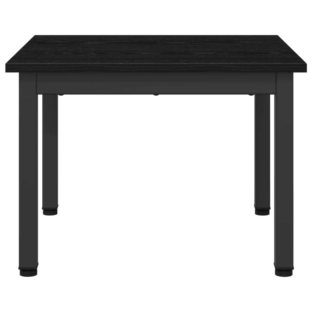 Tavolino da salotto Rovere Nero 50 x 50 x 36 cm