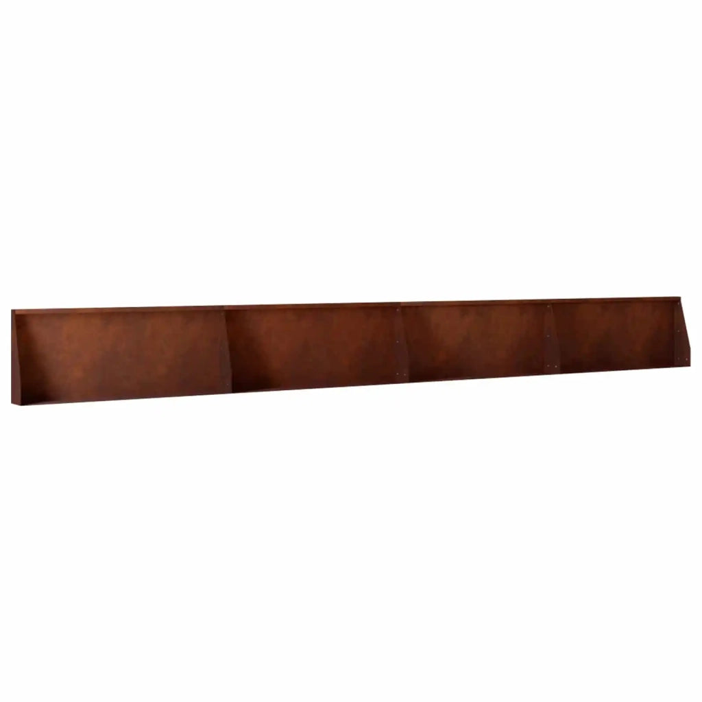Muro di contenimento 4 pz 100 x 12 x 40 cm Acciaio Corten 3449043