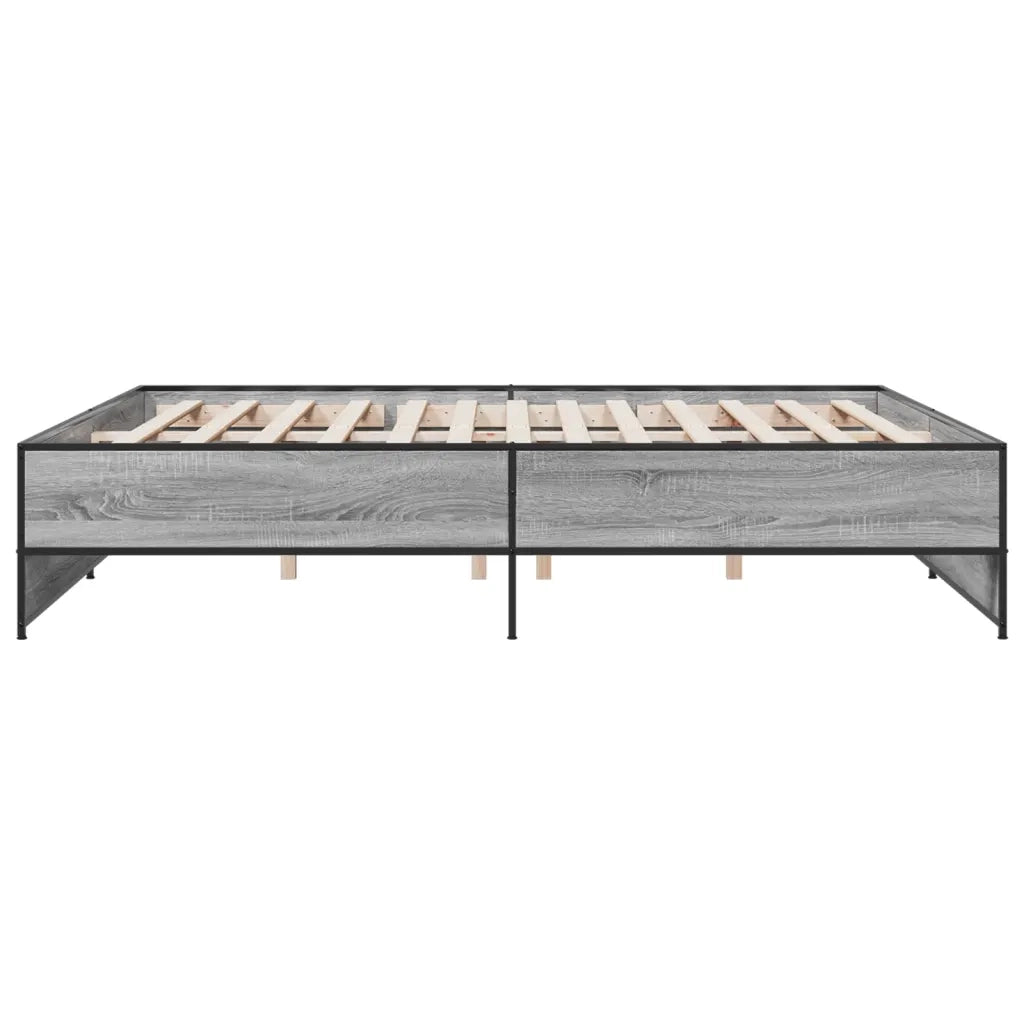 Giroletto Grigio Sonoma 200x200 cm in Legno Multistrato Metallo 3279870