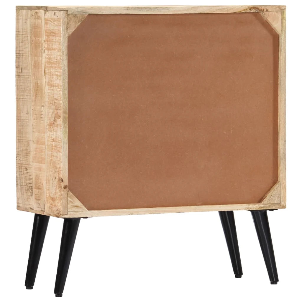 Buffet credenza cassettiera armadio mobile contenitore organizer per cucina soggiorno salotto 70 x 30 x 78 cm legno massello di mango marrone 02_0029639