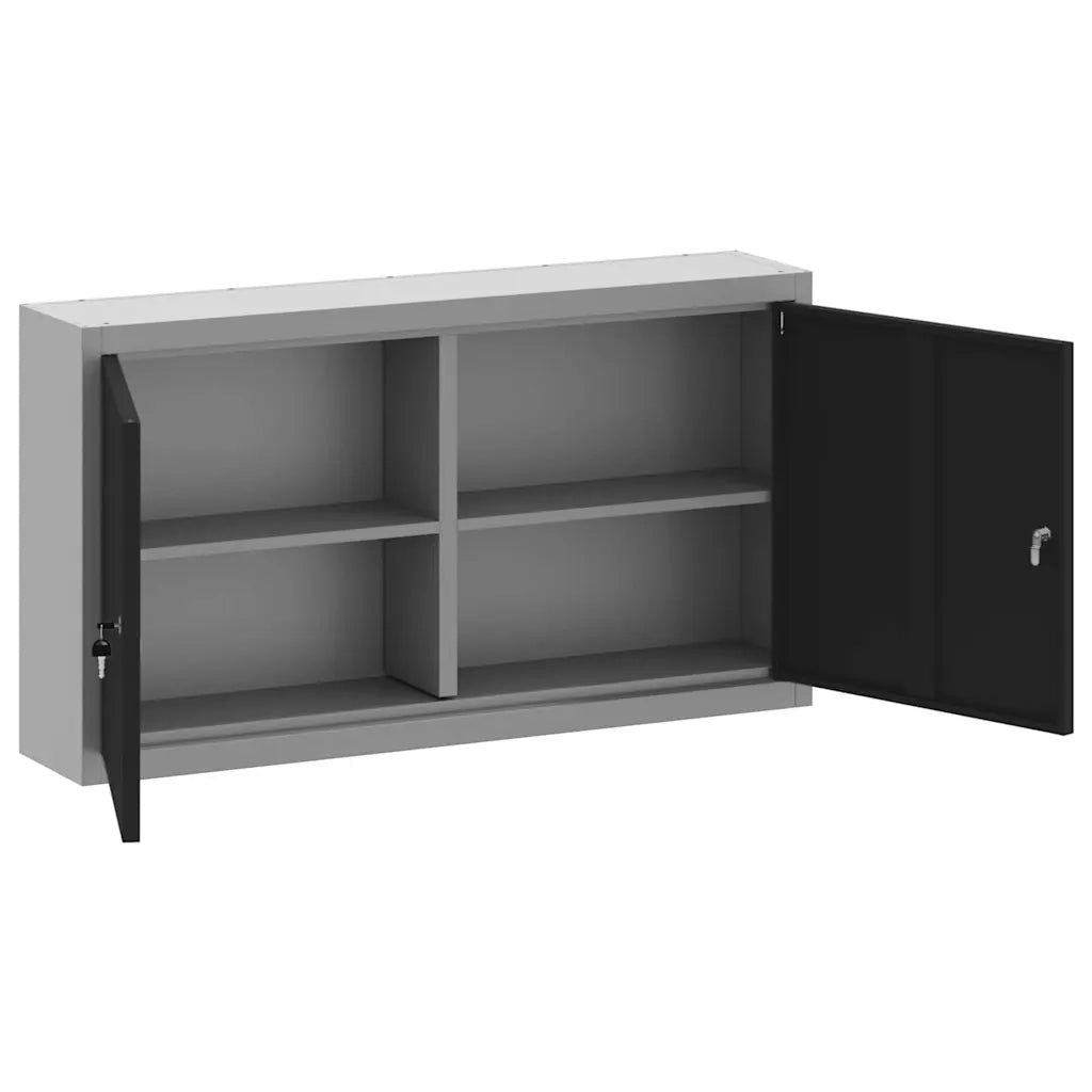 Mobile per attrezzi con blocco Nero e Grigio 100 x 20 x 55 cm CFW9664674